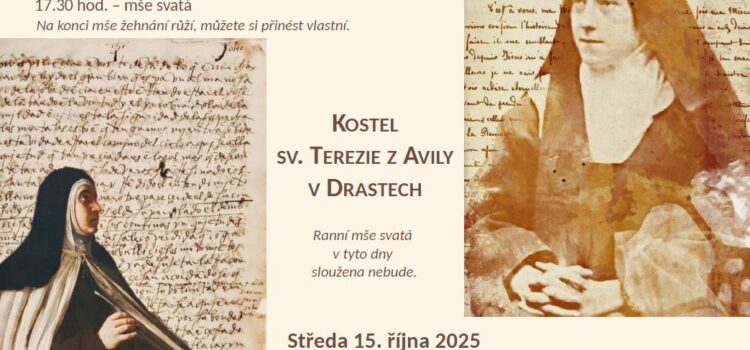 Oslava sv. Terezie z Lisieux a sv. Terezie z Avily